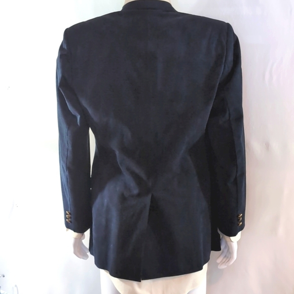 Men's Genuine Suede New Fashion Hong Kong Custom Navy Jacket Coat Blazer Sze 42R - Picture 2 of 7
